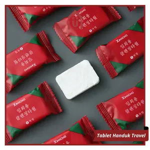 UNISO - TABLET HANDUK MINI TRAVELLING KOMPRESS / TISSUE HANDUK MINI TRAVELLING PORTABLE