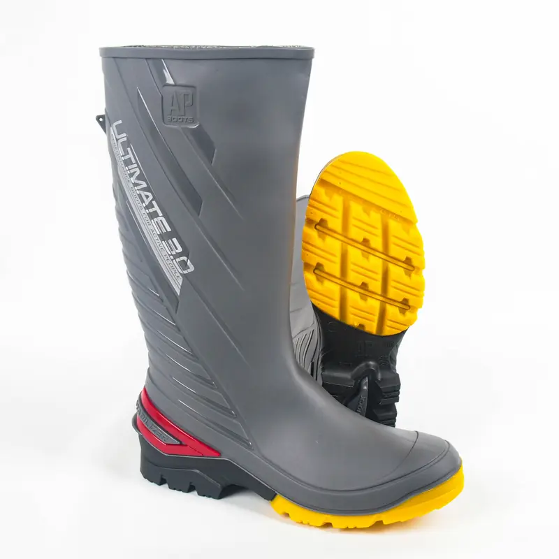 Sepatu Boot Tinggi AP 2015 ULTIMATE AP Boots Hitam Abu Hijau Orange Anti Slip Lentur Lokal Karet Shoes 2