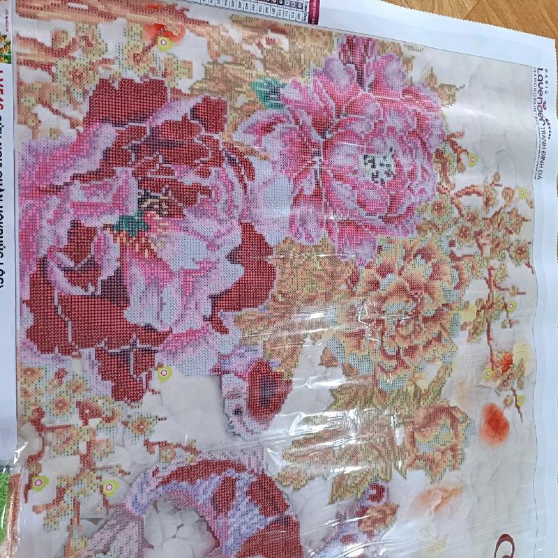 Tranh đính đá Cửu Ngư Quần Hội -130x65cm -(y8267,vs244,y8268,y8269) 3