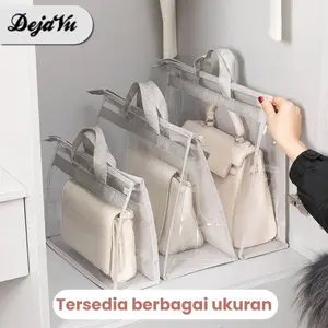 Dejavu Box Sarung Tas Mika / Pelindung Tas / Cover Tas Anti Air Sarung Penyimpanan Tas Wanita HDK302