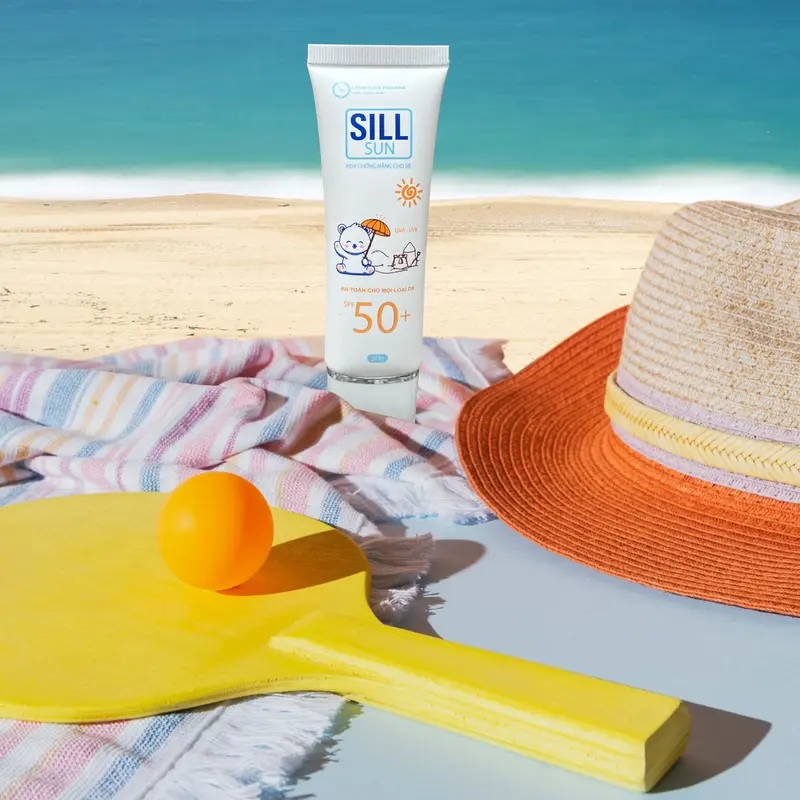 Kem chống nắng cho bé Sill Sun kids 50+ an toàn cho trẻ sơ sinh & em bé da nhạy cảm 2