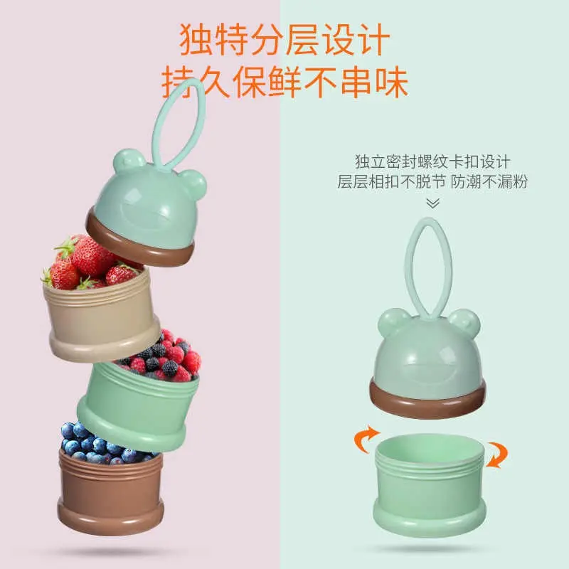 Dispenser Container Susu Bubuk Bayi / Botol Tempat Penyimpanan Bubuk Susu Bayi (BIC) 4