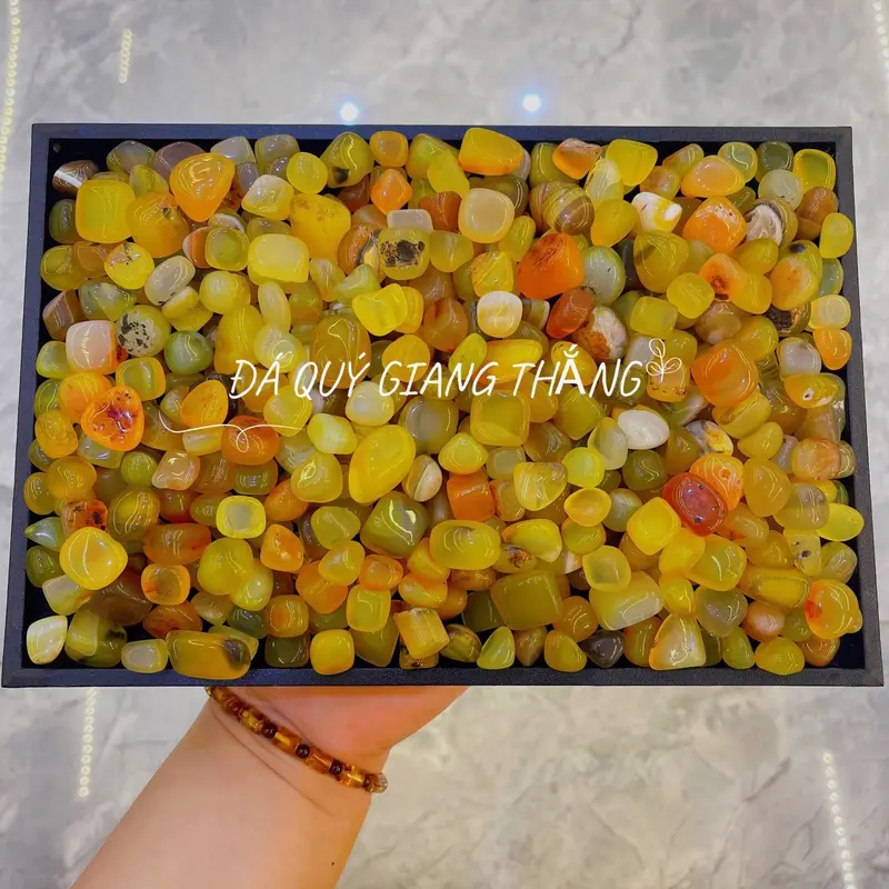 Đá Vụn Ngũ Sắc Tự Nhiên Trang Trí Phong Thuỷ 3