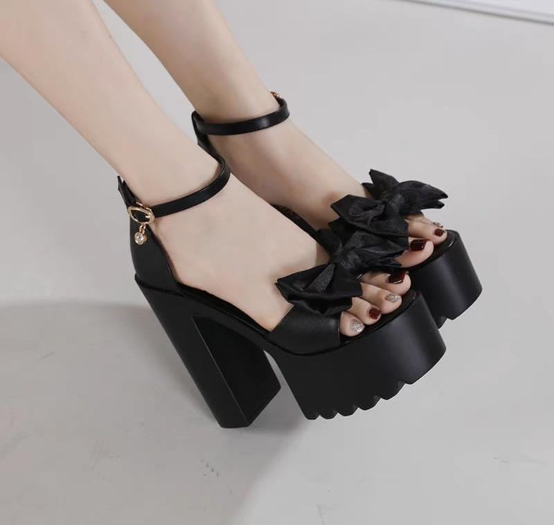  HÀNG LOẠI CAO CẤP - SANDAL CG QUAI NGANG NƠ XINH C GiàY DéP Nữ Shoes 