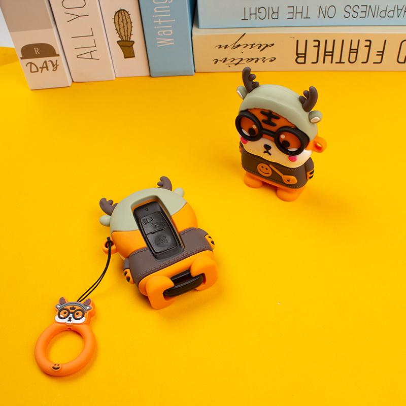 7. Bọc Bảo Vệ Chìa Khóa Smartkey Hình Hổ Dễ Thương Dành Cho Xe Honda Vision/Lead/Ablade/SH/Vario/Winner 2024 Móc Khoá Nội Thất win v1