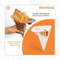 Gambar Box Kentang Goreng Dus French Fries Churros Ayam | FP Kentang White Putih - Cube dari Box Are Us Kota Bandung 2 Tokopedia