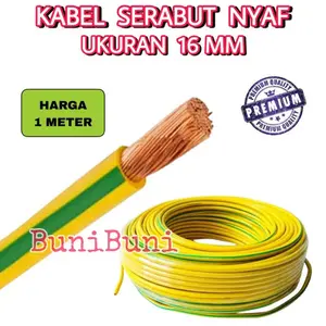 Kabel Listrik Serabut NYAF 16MM / Kabel Fleksibel Grounding 16MM 16 MM - HARGA 1 METER