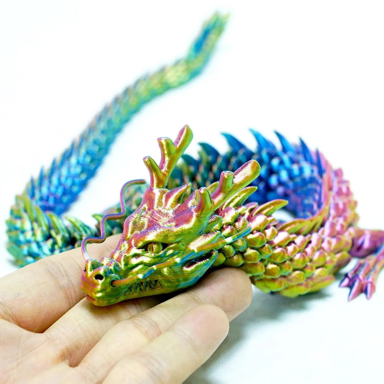 3D Printing Dragon Design Toys for Mom Fun Time, Colorful Dragon Model, Home Decoration, Desktop Ornament, Toys for Teenagers, Toys for Kids