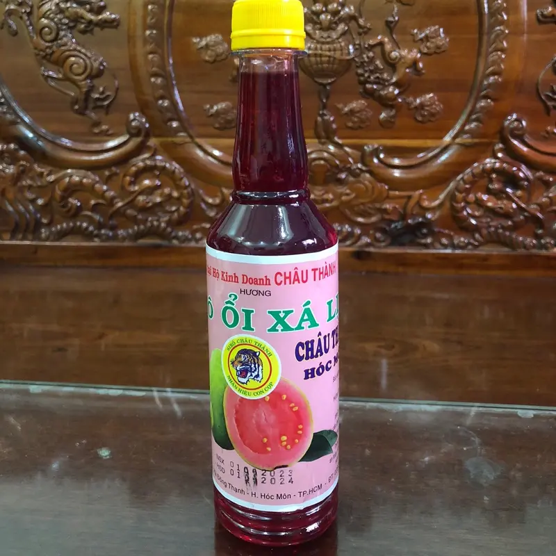 Siro Châu Thành Hương Ổi Xá Lị 400ml 5