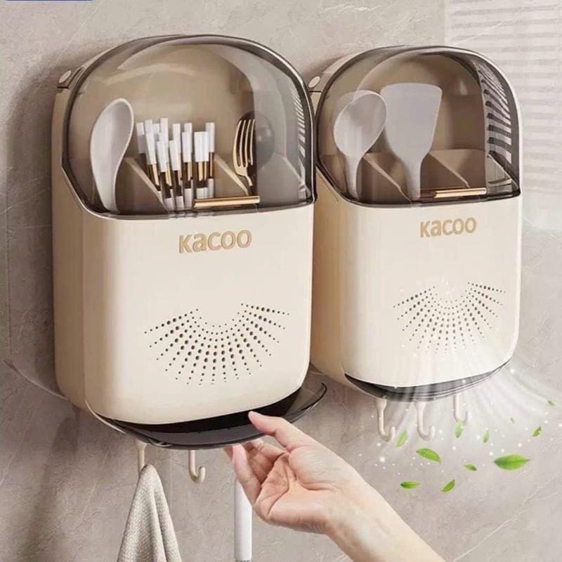 Ống đựng đũa thìa dĩa treo tường thông minh KACCO Kitchen