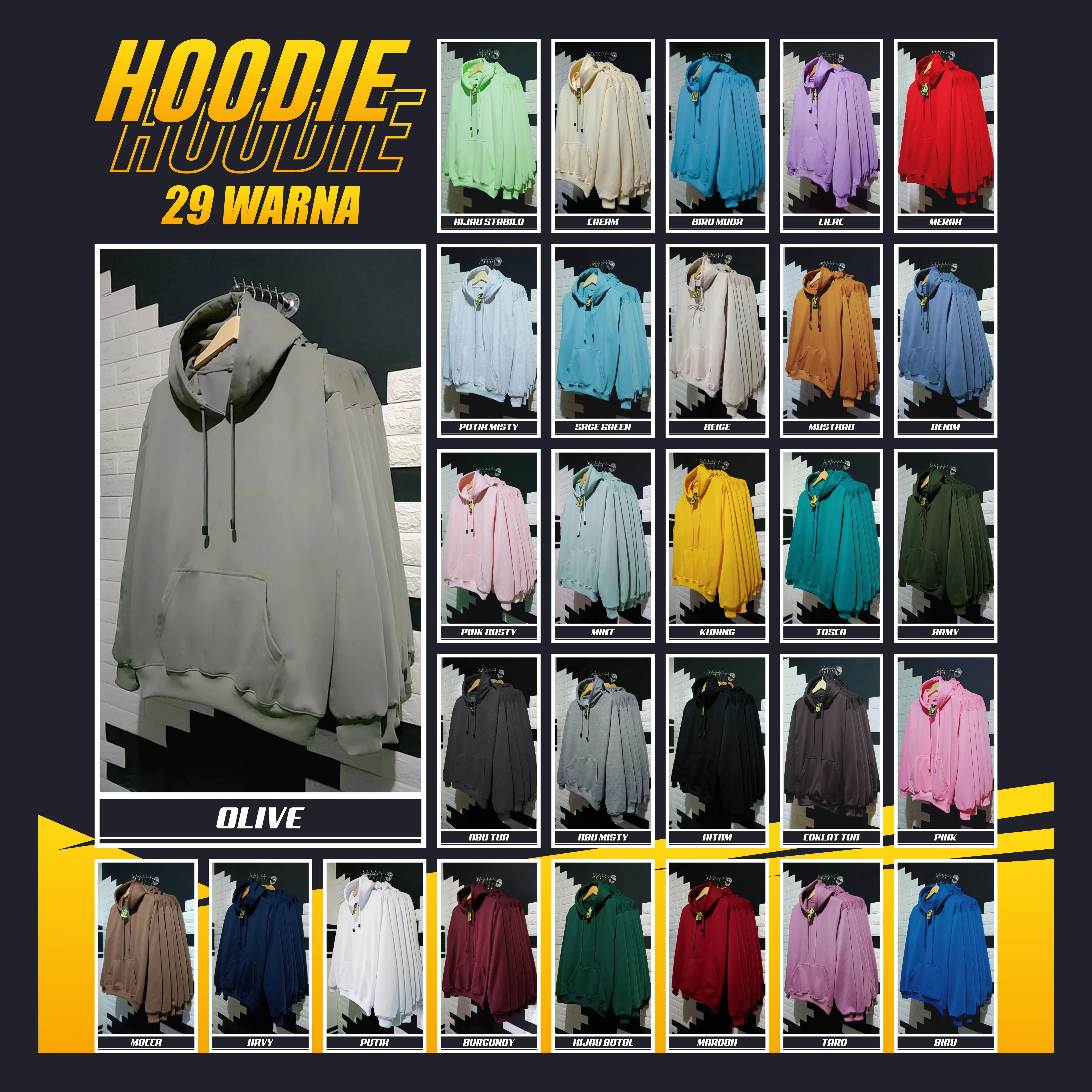 HOODIE PULLOVER / HOODIE JUMPER POLOS rekomendasi hoodie
