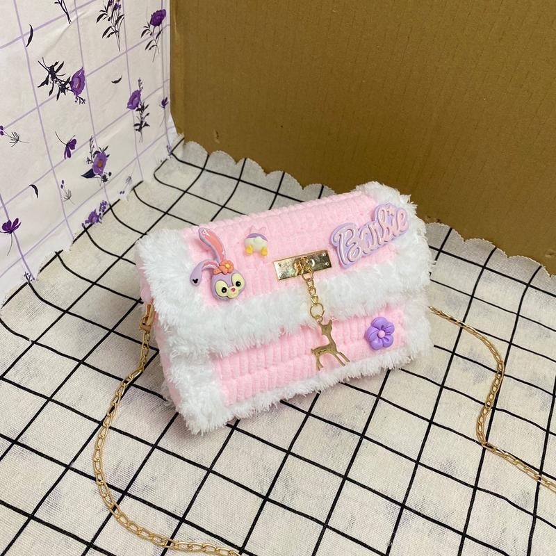 TÚI ĐAN SẴN HANDMADE DIY STICKER TÚI ĐAN SẴN HOÀN CHỈNH Bag Nữ Len Nhung Đeo Chéo Lady Đeo Vai