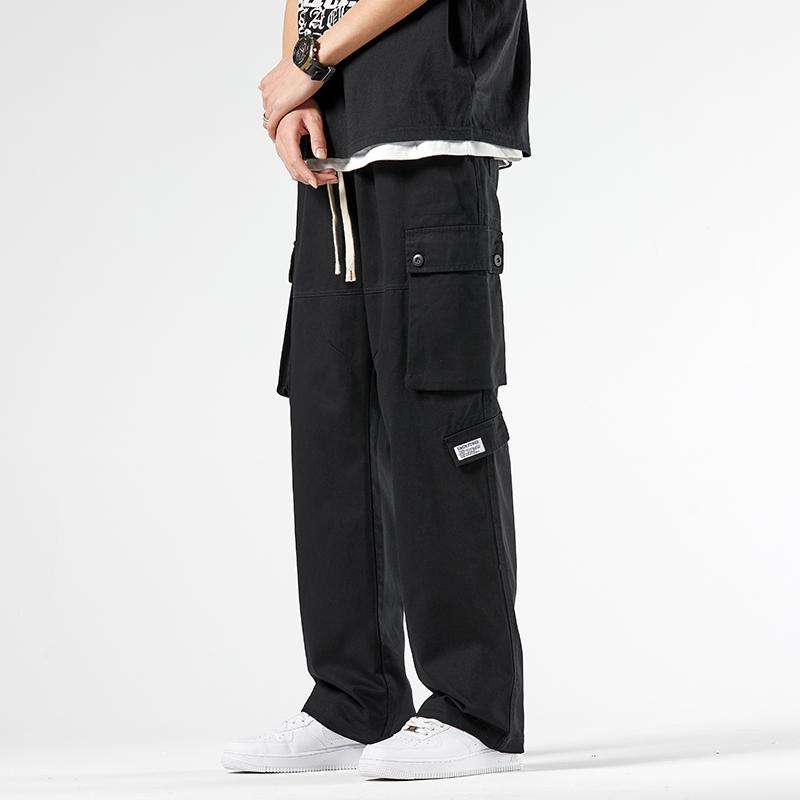 2025 Men's Work Pants, American Style, Loose Fit, Straight Cut, Easy to Match with Outfits, Summer INS Fashion Tide Handsome High Quality Man Clothing 4