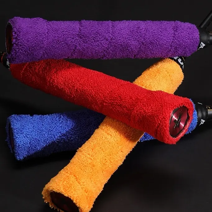 Badminton towel grip, non-slip, anti-odor and sweat-absorbent, tennis sweat-absorbent grip. Quick Dry