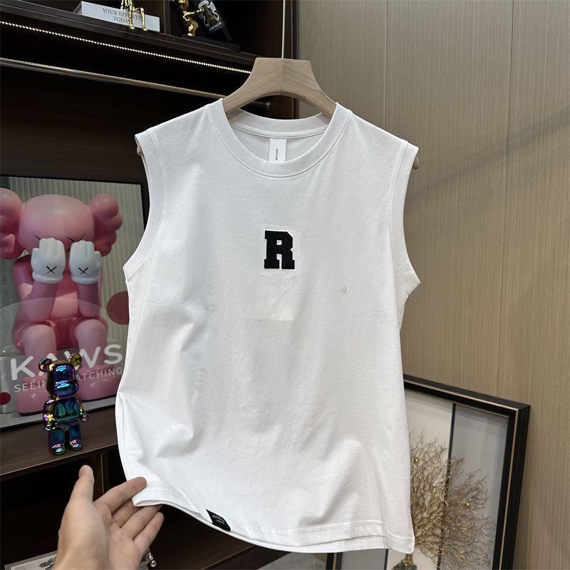Áo Vest, Áo Thun Nam, In Hình, Không Tay, Áo Ghi Lê, Thường Ngày Và Dễ Phối Đồ, Thoáng Khí, Thích Hợp Cho Thể Thao, Áo Không Tay Thời Trang, Mới Cho Năm 2024 5