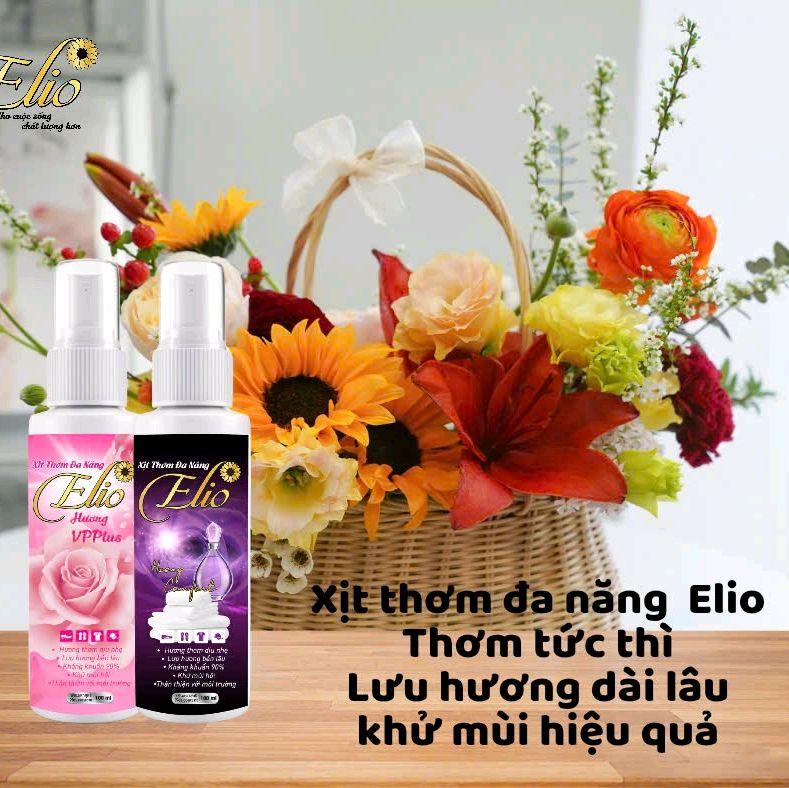 Xịt thơm đa năng elio khử mùi nhanh chóng, giúp ngăn ngừa mùi hôi của áo quần, chăn ,ga, gối ,đệm, màn, đặc biệt là không nhờn dính. 0