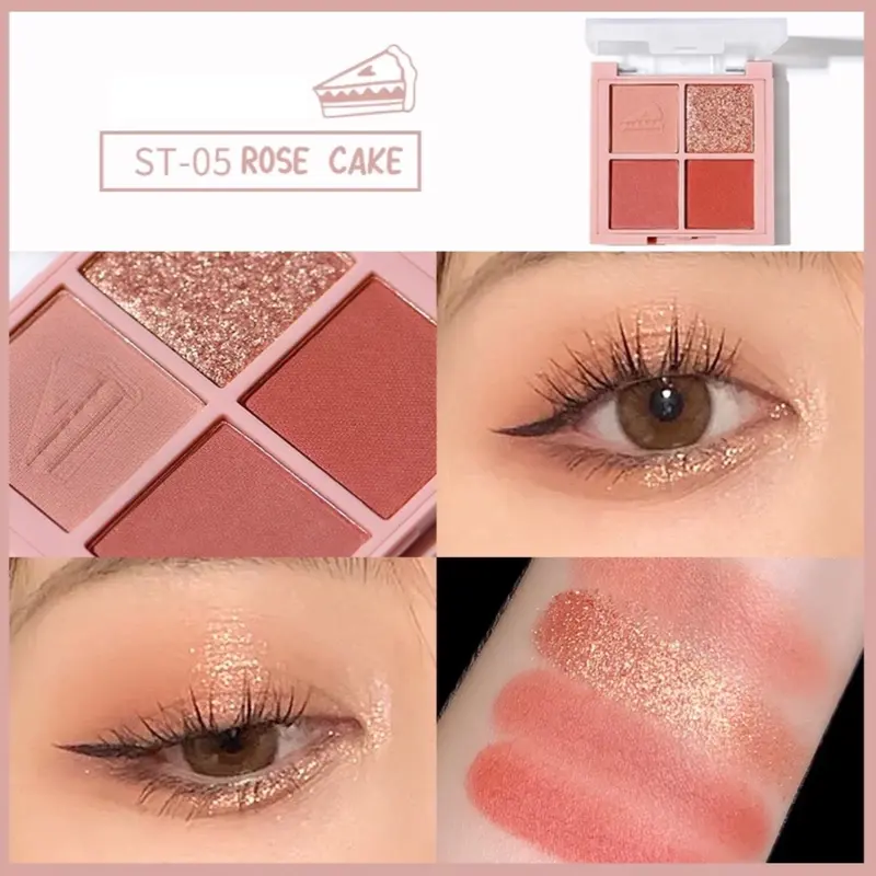 SHEDELLA-Afternoon Tea Series Four-color Eye Shadow Eyeshadow 3