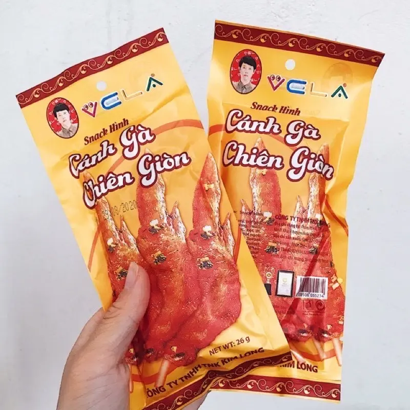 Bimbim cánh gà chiên giòn, snack cánh gà (26g)