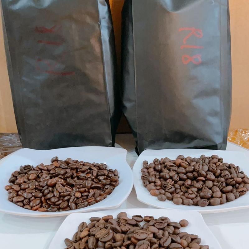 1KG CÀ PHÊ HẠT CHƯA XAY ROBUSTA MIX ARABICA MIX CULI