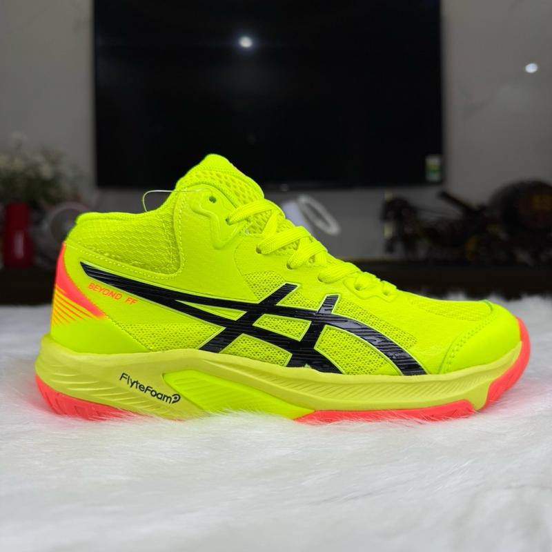 [ BEYOND ] Giày bóng chuyền cổ cao beyond nam nữ màu xanh neon mới-đế cao su-chuyên cày sân bê tông
