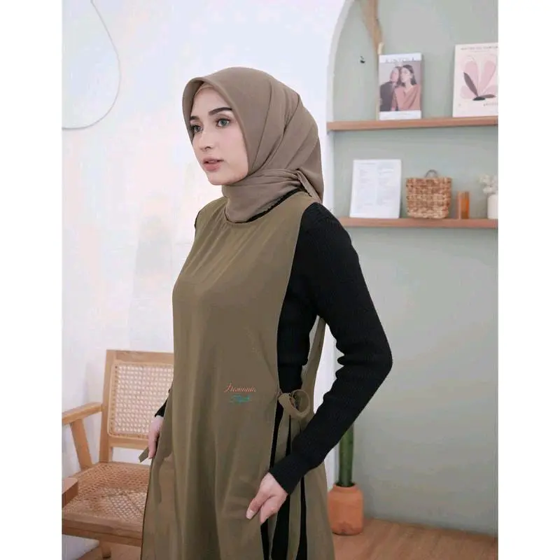 Outer long vest sojin/rompi polos panjang/outer kondangan 2