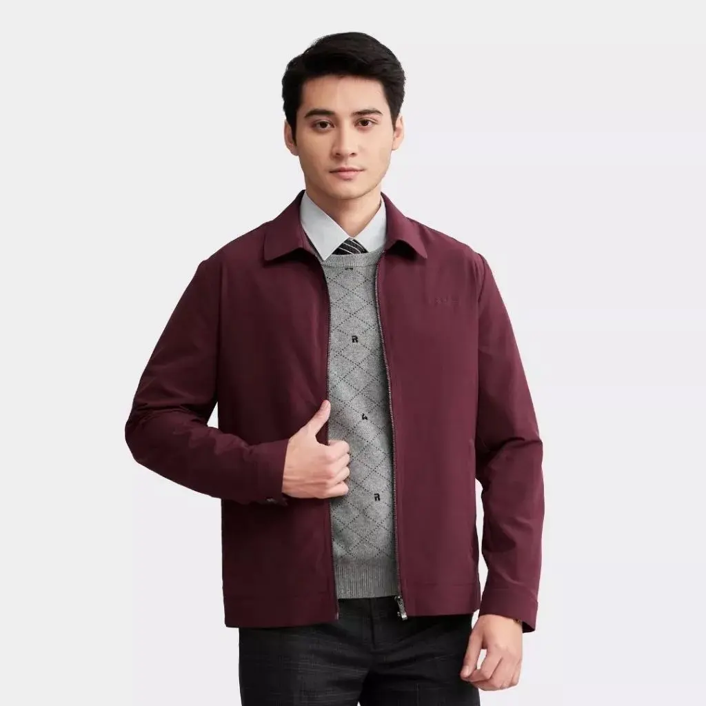 XẢ KHO (SIZE XL.XXL) Áo khoác Boss Aristino 1JK006W2 màu Booc đô