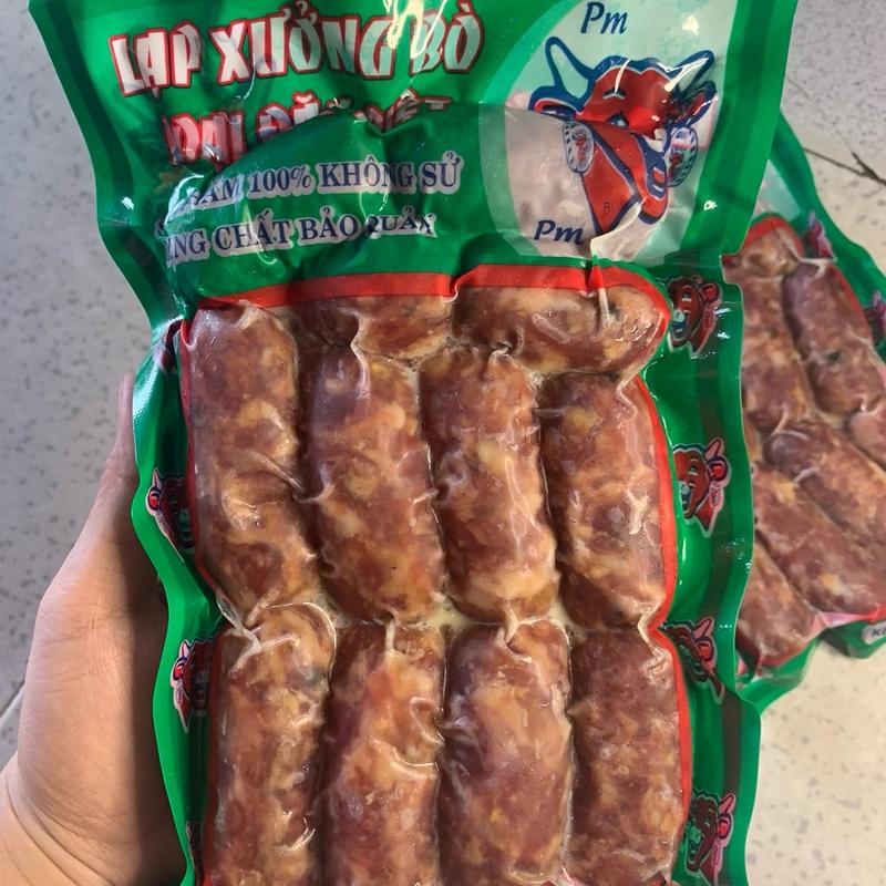 1kg Lạp Xưởng Bò thơm ngon - Đặc Sản Cai Lậy Tiền Giang - Shop Khô Miền Tây 2 - ( 1kg 2 túi) Food   thực phẩm đóng hộp lọ & đóng gói hữu cơ chan garut banh trang 5