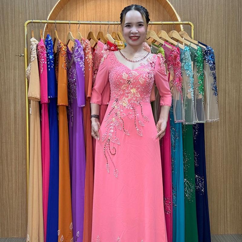 Áo dài dạ hội hàng thiết kế cao cấp 4