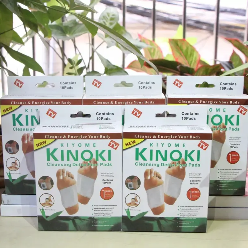 Miếng Dán Chân Thải Độc Kinoki Nhật Bản . Thư Giản 7