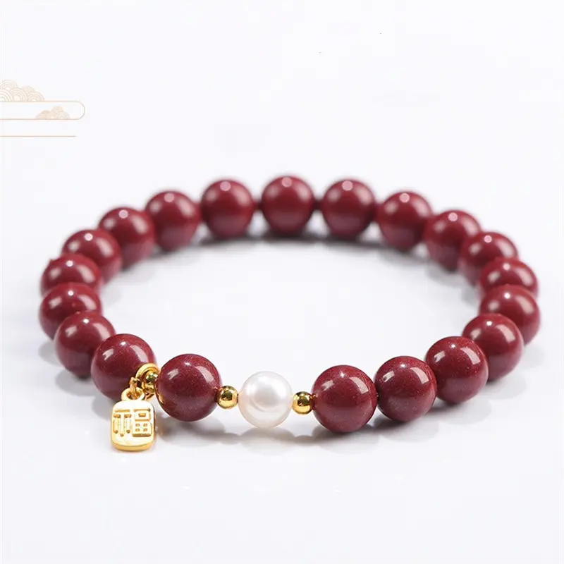 Vòng Tay Đỏ Chống Cintabar, Vòng Tay Đính Cườm May Mắn, Hàng Mới Về 1
