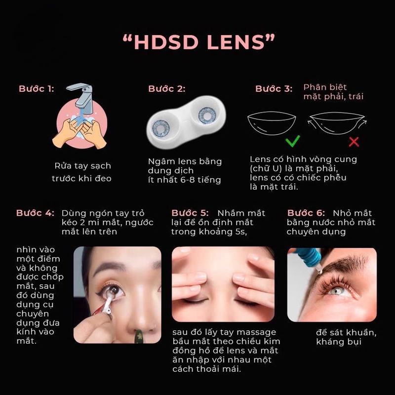 Kính Áp Tròng Lens Xám Khói Reflective Gray Size 14.2mm Độ Cận Từ 0.00 Đến 6.00 Độ (Tặng Kèm Khay Dụng Cụ Đeo )- Bunny Eyes pearly gray  lens 5