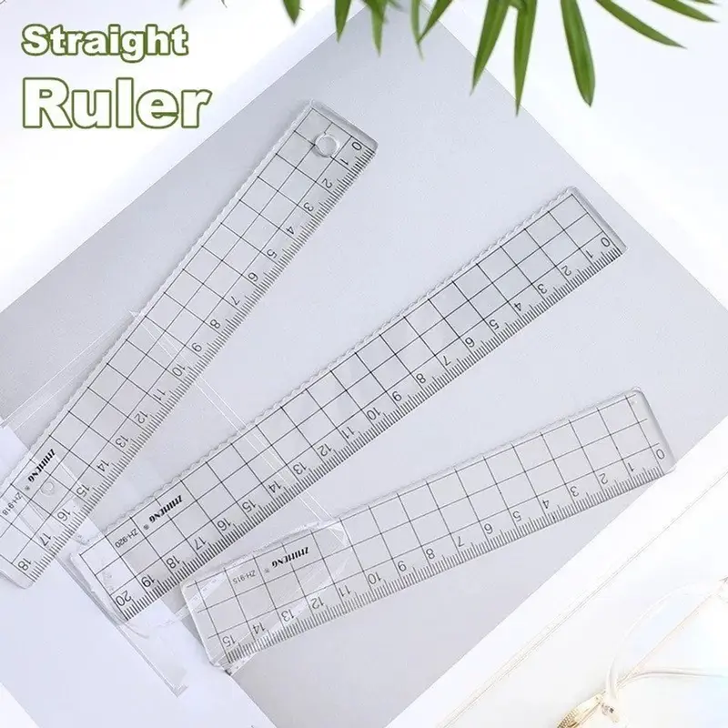Thước Kẻ Nhựa Zhiheng 18/20cm - 1 Cây - Hàng đẹp 5