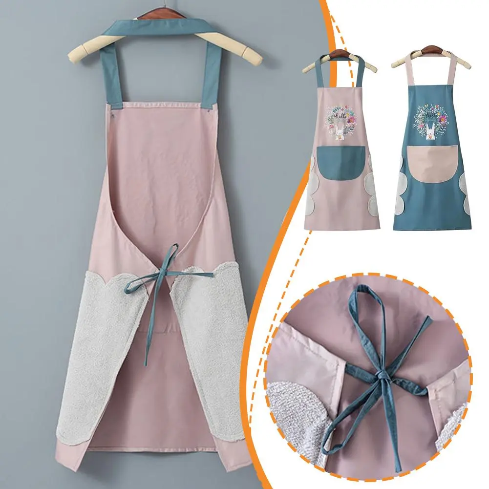 Tạp Dề Chống Thấm Nước, Chống Thấm Nước Và Chống Dầu, Tạp Dề Lau Tay Gia Dụng Nhà Bếp, Giá Trị Cao, V4J9