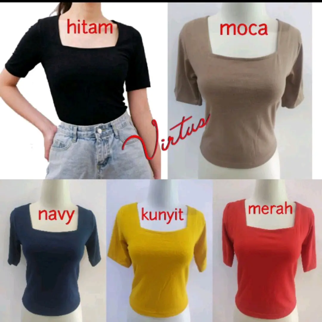 KAOS CROP LEHER KOTAK XXL # TANKTOP JUMBO Melar Nyaman