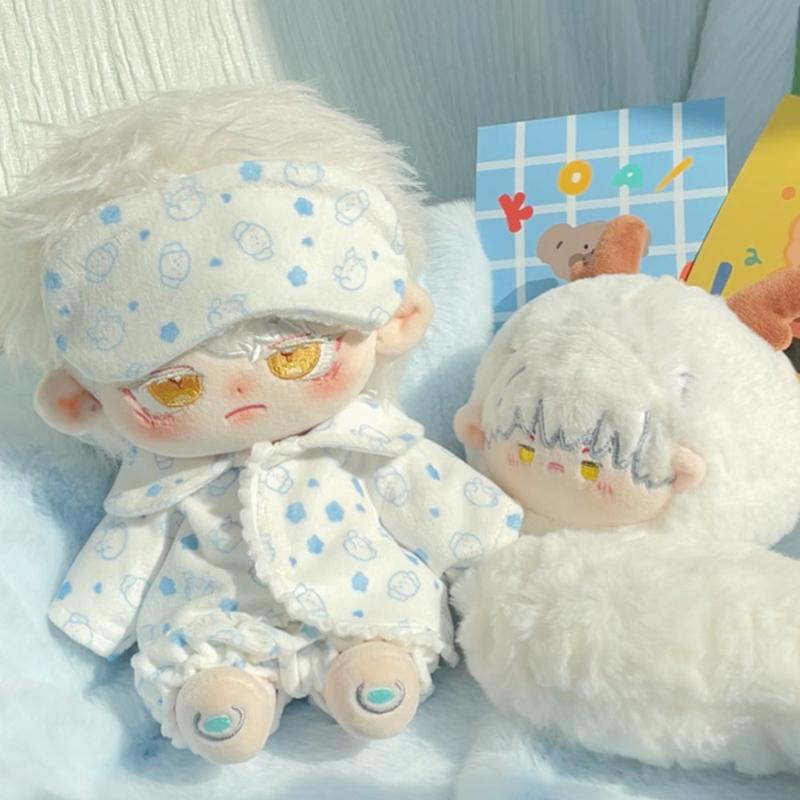 Children's Gift Pajama Set 20CM Cotton Doll Clothes Plush Patch Pants Stuffed Doll Plush Suit Changing Replacement Outfit Plush Toys Clothes Girl Gift 1