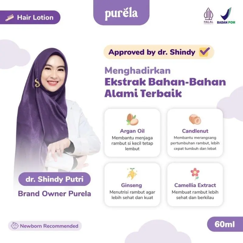 Purela | skincare anak | purela by reglow HALAL BPOM bisa tuk newborn Bayi Essential Kulit Bunda 1