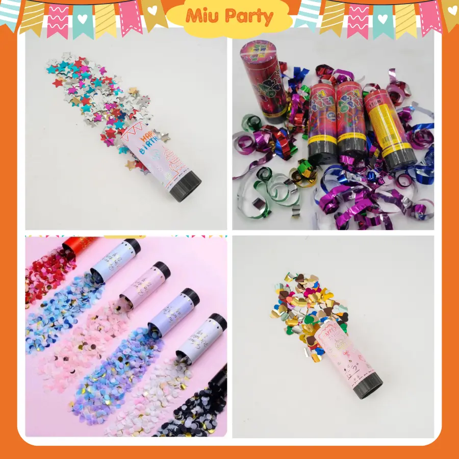 Phụt Dây, Phụt Kim Tuyến Trang Trí Sinh Nhật, Tiệc Tùng - Miu Party