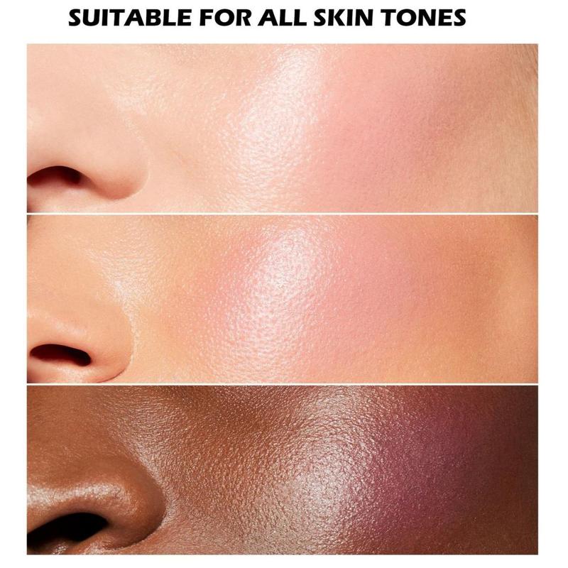 Product Introduction of 3 In 1 Blush Palette, 1 Box Long Lasting Blush Cream, Portable Travel Blush Palette, Daily Makeup Accessories For Women & Girls 6