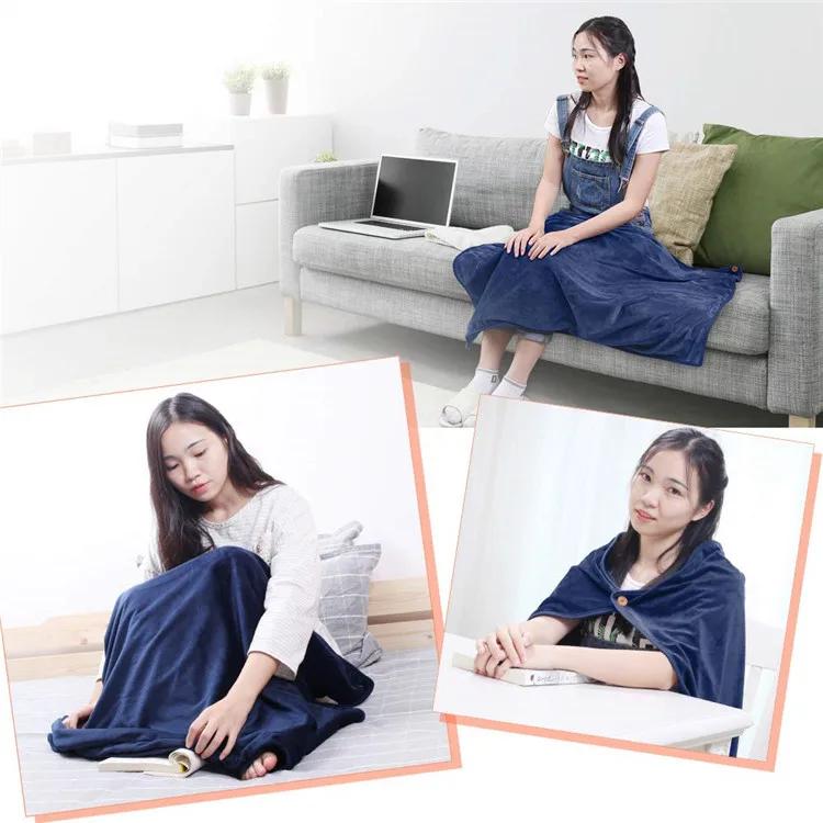 Product Introduction of Electric Heating Shawl, Heating Blanket, Soft and Skin Friendly Portable USB Charging, Warm Blanket, High-quality 3
