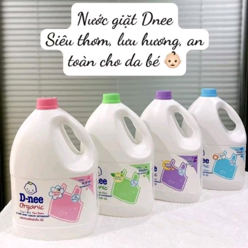 Nước  Dnee Thái Lan 3000ml - Làm sạch và an toàn cho bé giặt em thơm lâu