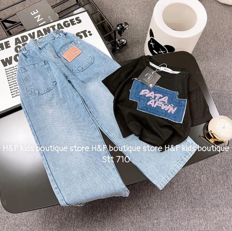 Product Introduction of Bộ quần Jeans kèm áo siêu xinh 10-52kg siêu đẹp 4