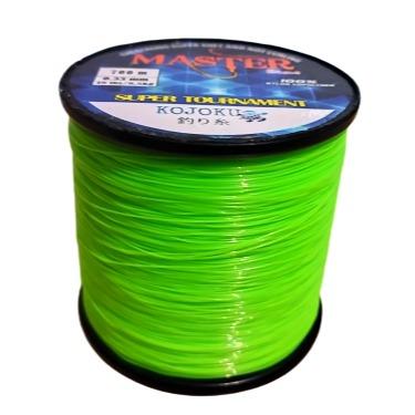 Senar Tali Benang Pancing Master Super kuat lentur anti kriting mudah tenggelam tahan Gesekan Cocok galatama galapung lomba kolam danau sungai laut panjang 1000 meter warna ijo stabilo Ikan Mancing 2