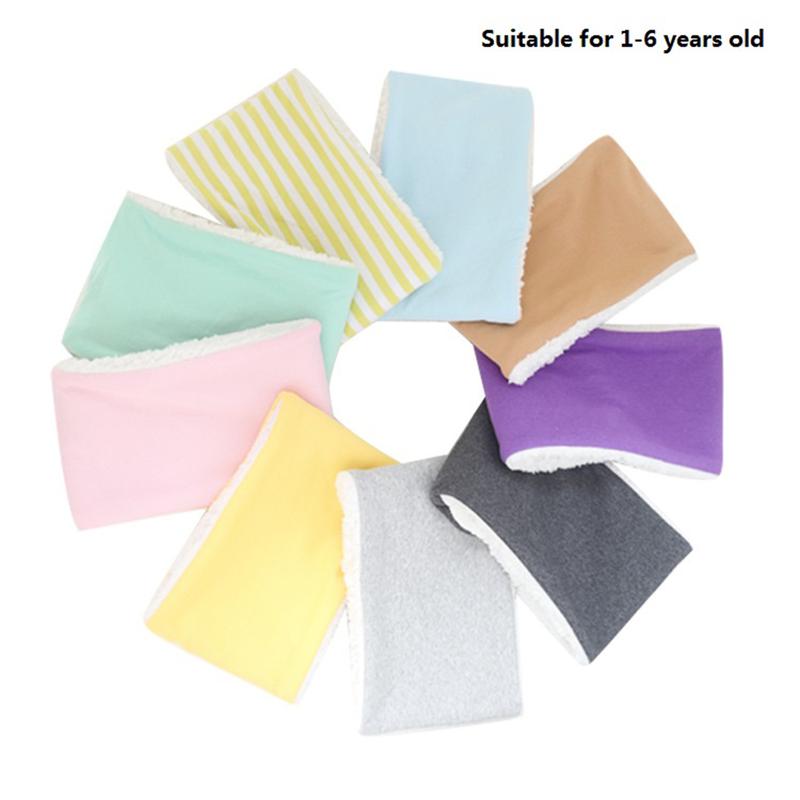 Product Introduction of Autumn Winter Baby Scarf Solid Color Plush Scarves Neckerchief Child Neck Collar 0
