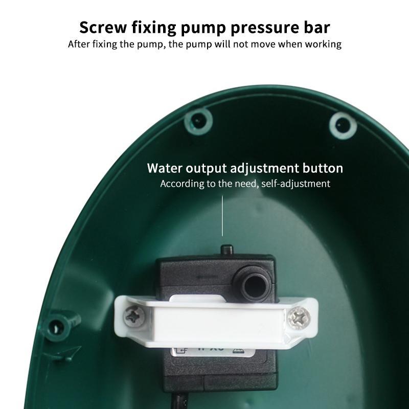 Product Introduction of Reptile Drinking Fountain Water Dripper Water feeder Suitable for Snake Gecko Lizard-Chameleon Bearded Dragon Water Dish Bowl 8