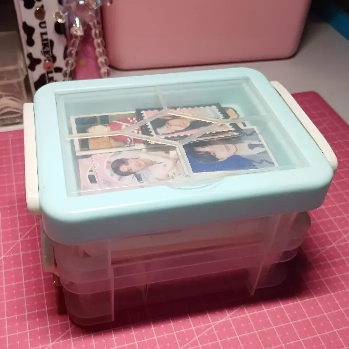 Mini box Storage box photocard tempat penyimpanan serbaguna