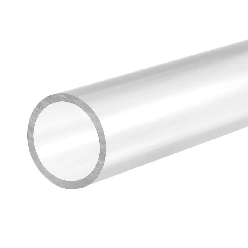 Paip Bulat Tegar PVC, Uxcell, 33.5mm ID, 40mm OD, 0.2m, Lutsinar ...