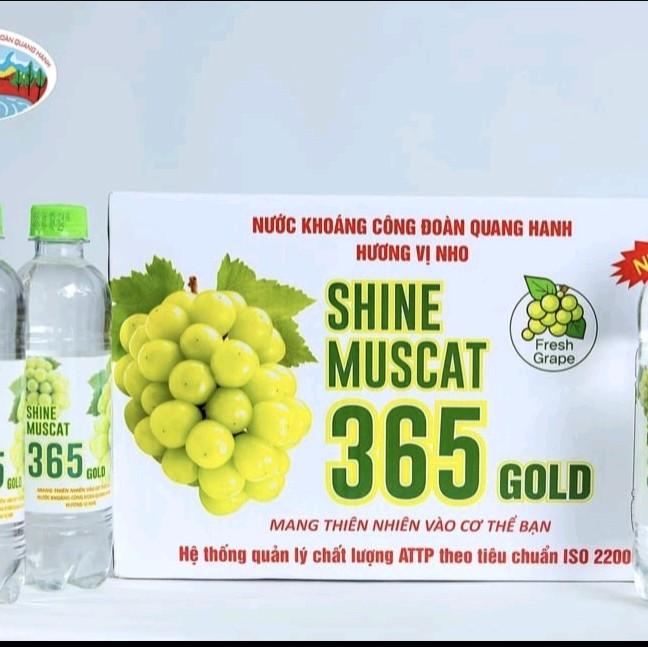 Nước khoáng Quang hanh hương nho mới