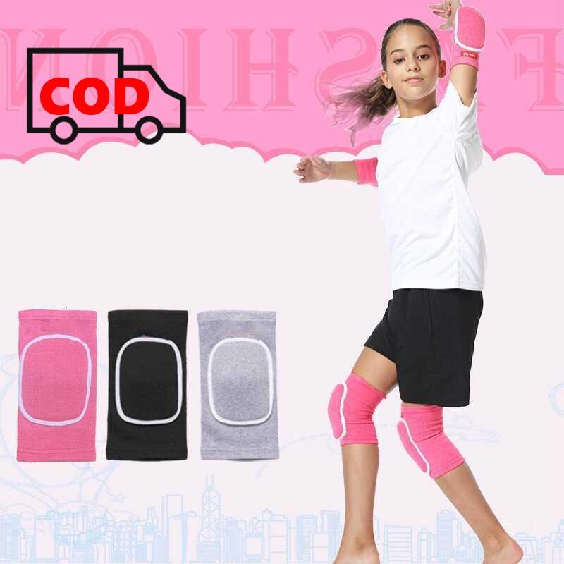Pelindung Lutut Kaki Siku Anak Olahraga Knee Pad 2PCS Size S Alat Penyangga Deker 3
