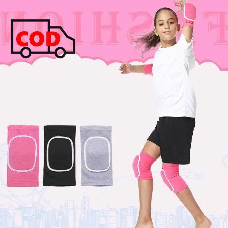Pelindung Lutut Kaki Siku Anak Olahraga Knee Pad 2PCS Size S Alat Penyangga Deker 3