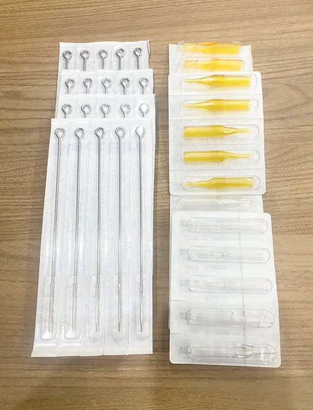 20 kim xăm kèm ngòi dành cho máy xăm vòng pin, phân loại và lựa chọn kích cỡ phù hợp công việc Cosmetic Mỹ Phẩm 1